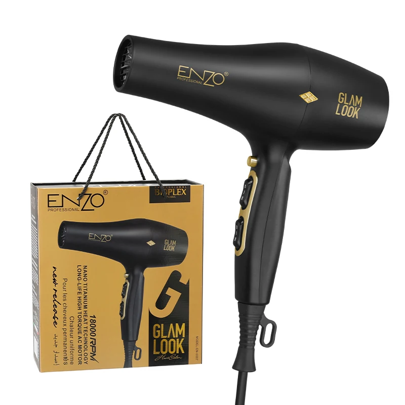 ENZO EN-6007 New Trends High Speed Motor Hair Blower Household Constant Temperature With Diffuser BLDC Hair Dryer