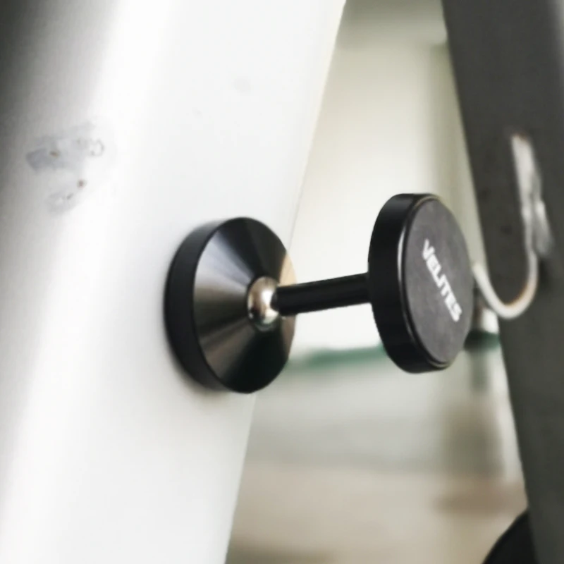 Gym Metal Rack Universal Magnetic Mobile Support Phone Stand Holder with Double Side Magnet for Sport