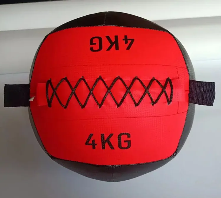 Latest design indoor soft Gym Medicine Ball PU Wall Ball for Strength Training and Balance Exercise