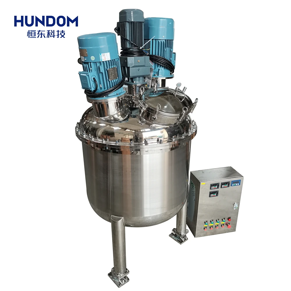 Mixing tank with agitator chemical liquid mixing tank with heater jacket stainless steel mixing tank