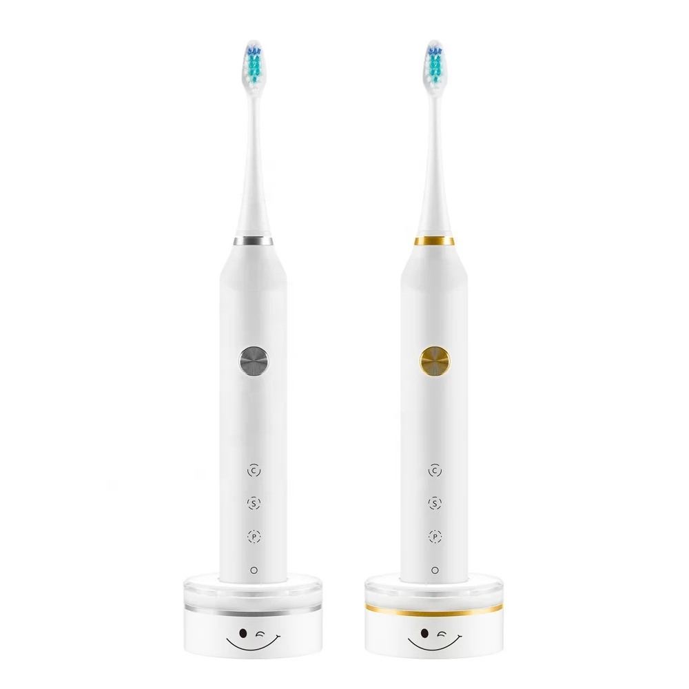 T4 Sonic Wireless Inductive Charging Electric Toothbrush Dupont Bristles 31200 VPM Smart Timer