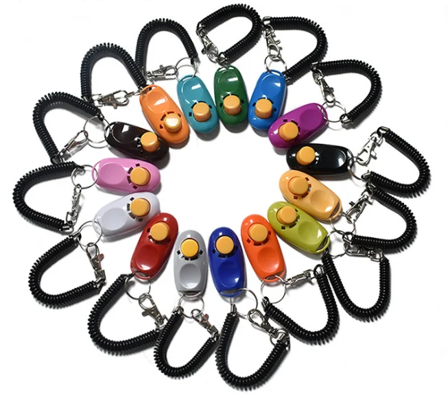 pet treat training personalizado starmark box dog trainer clicker with custom logo