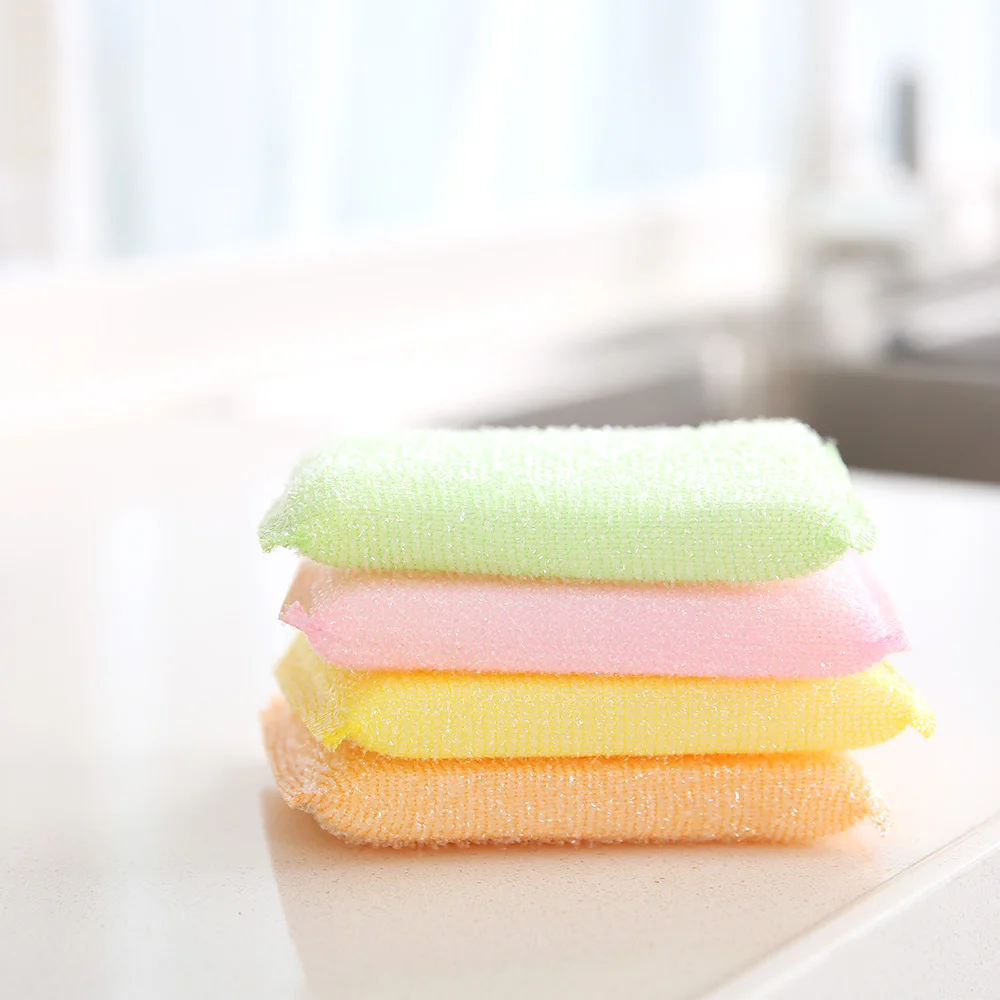Natural biodegradable reusable kitchen cleaning magic sponge eraser