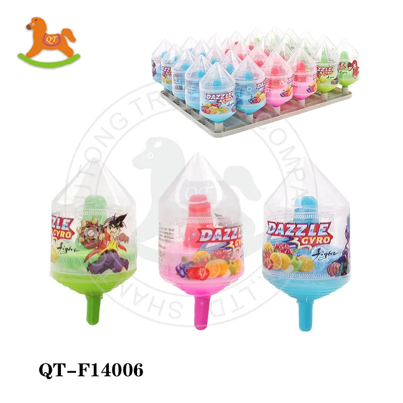 Mini Revolving Spinner Nipple Hard Candy With Sour Powder Sweet Candy For Kids
