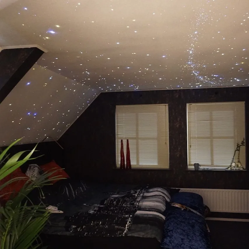 Led 5W RGB metal fiber optic light engine for indoor star ceiling light decoration