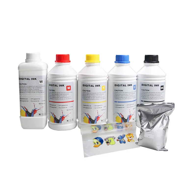 1000ML dtf Lancelot Factory Price DTF Textile Pigment White Ink for l1800 DX5 4720 dtf film printer