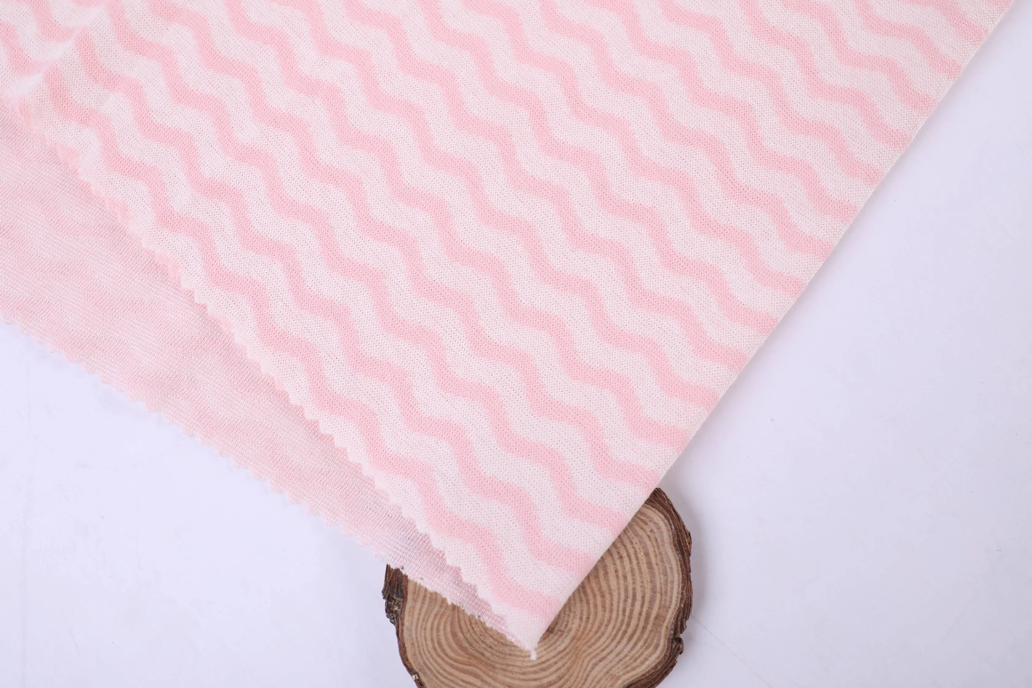 China factory  pure organic cotton breathable  absorbent  jacquard reactive print fabric used for children T shirts skirt