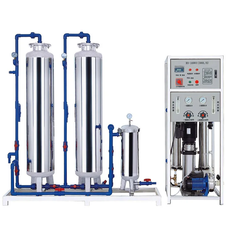 UV water filters system 250L reverse osmosis drinking water treatment plant filtration machine