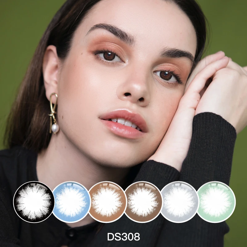 DS308 Miiemo Black Color Lens Hot Selling Color Contact Lens Wholesale Price Monthly Contact New Arrival
