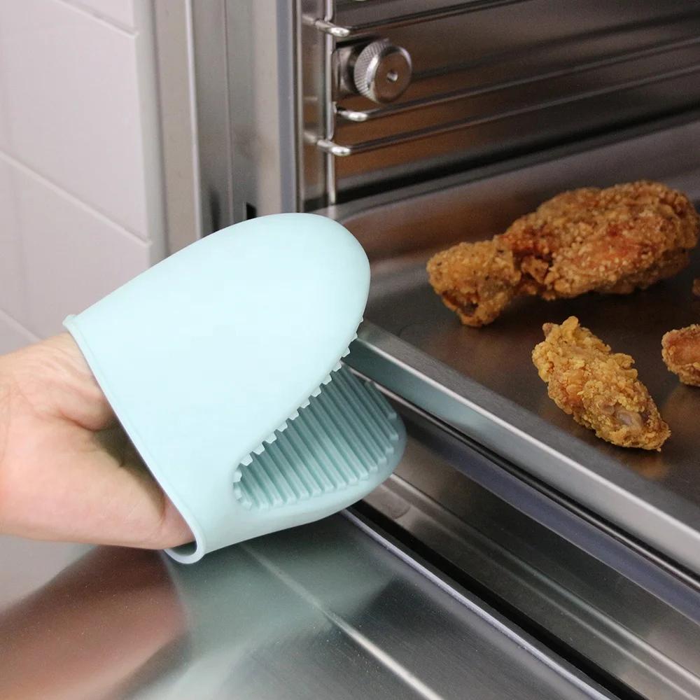 Оптовая продажа термостойкие гриля барбекю силиконовый ручной зажим для кухни сковорода выпечная прокладка салфетка