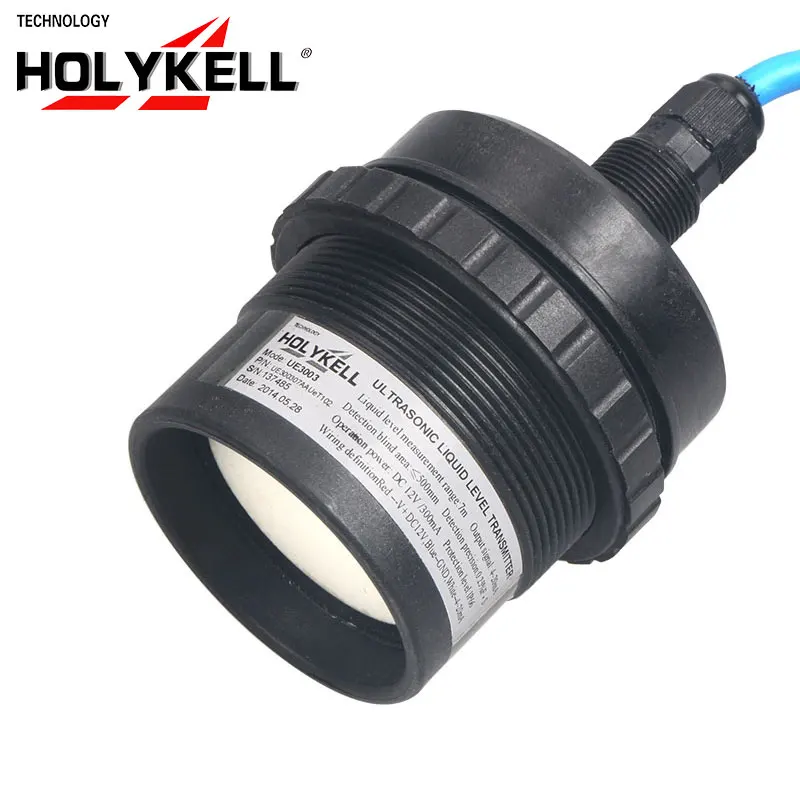  Цифровой ультразвуковой датчик уровня жидкости Holykell UE3003 4-2 мА RS485 0-5