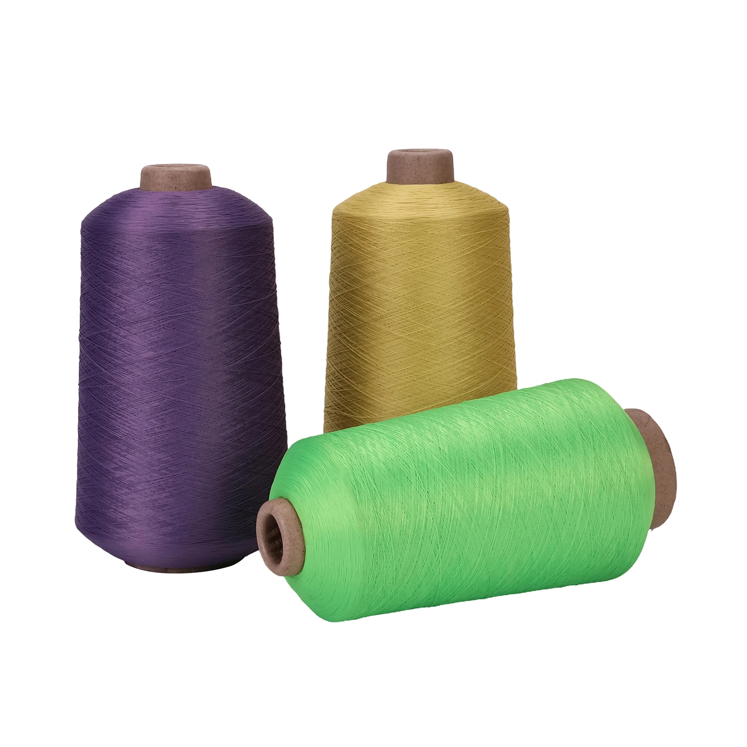 Imitation Nylon High Elastic Yarn Dope Dyed High Stretch DTY Polyester Yarn For Socks Knitting
