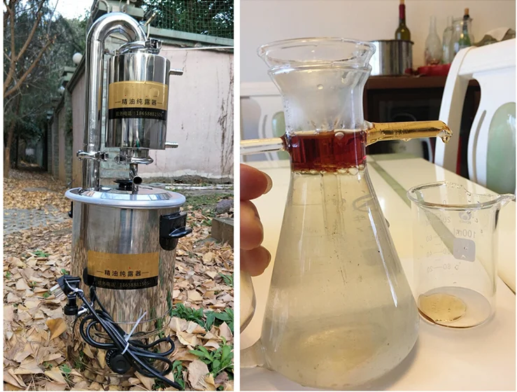 Automatic Rose Lavender Essential Oil Extracting Machine Essential Oil Distillation Machine