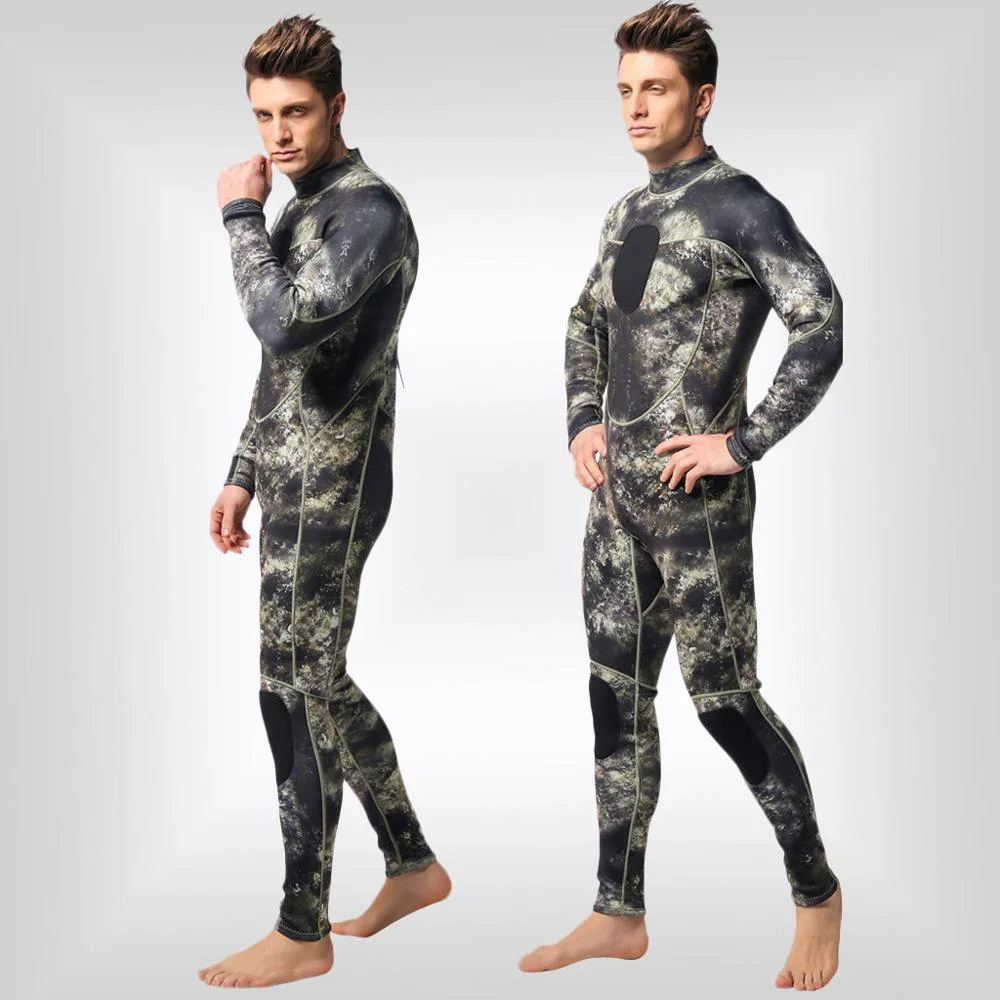 New Designed Strong Guy One-piece Zipper Neoprene 3mm Diving Suit Halo Dye Surf Diving Suit for Men and Cool Girls