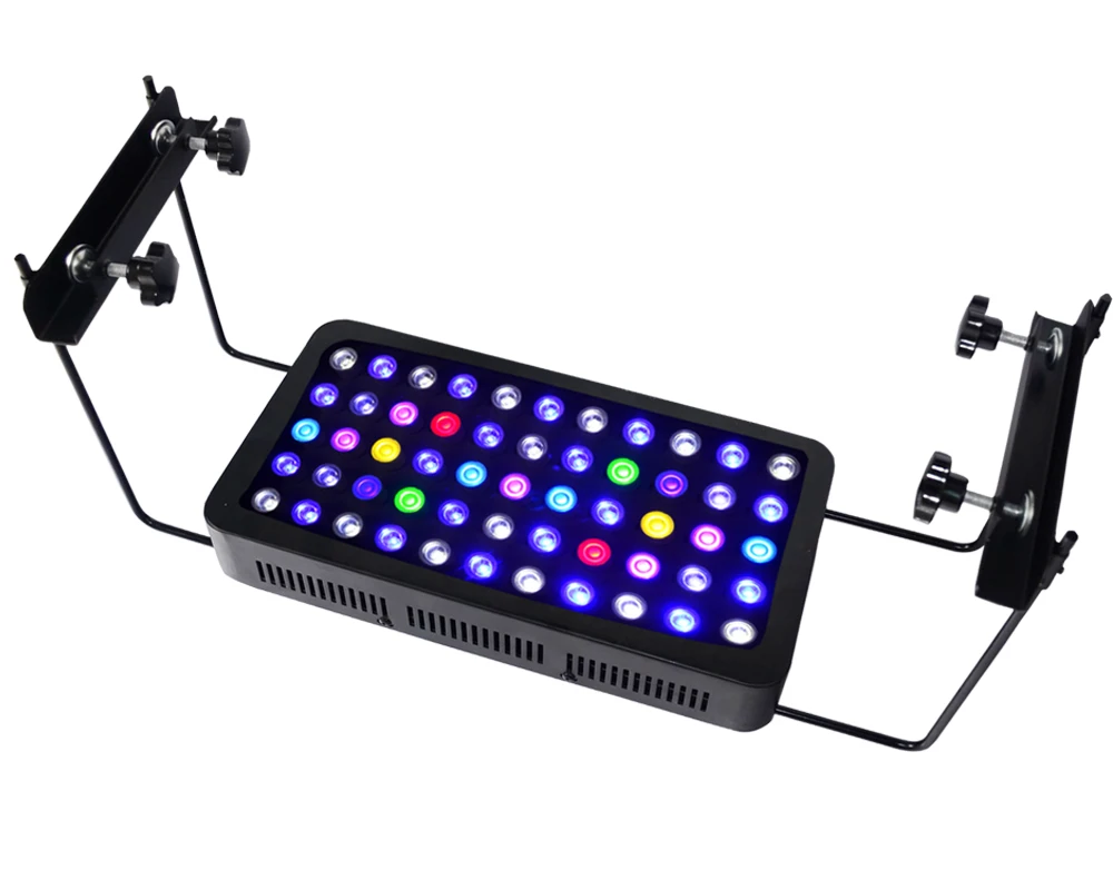 Нам местная перевозка груза 16 дюйма, разрешение Full Spectrum LED свет освещение аквариума для соленой воды кораллового цвета и морскими рыбками