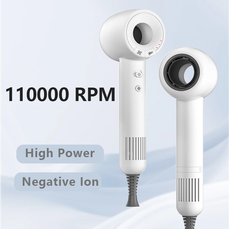 110000 RPM High Speed Ionic Powerful Hairdryer Secador De Pelo Profesional BLDC Brushless Blow Hair Dryer