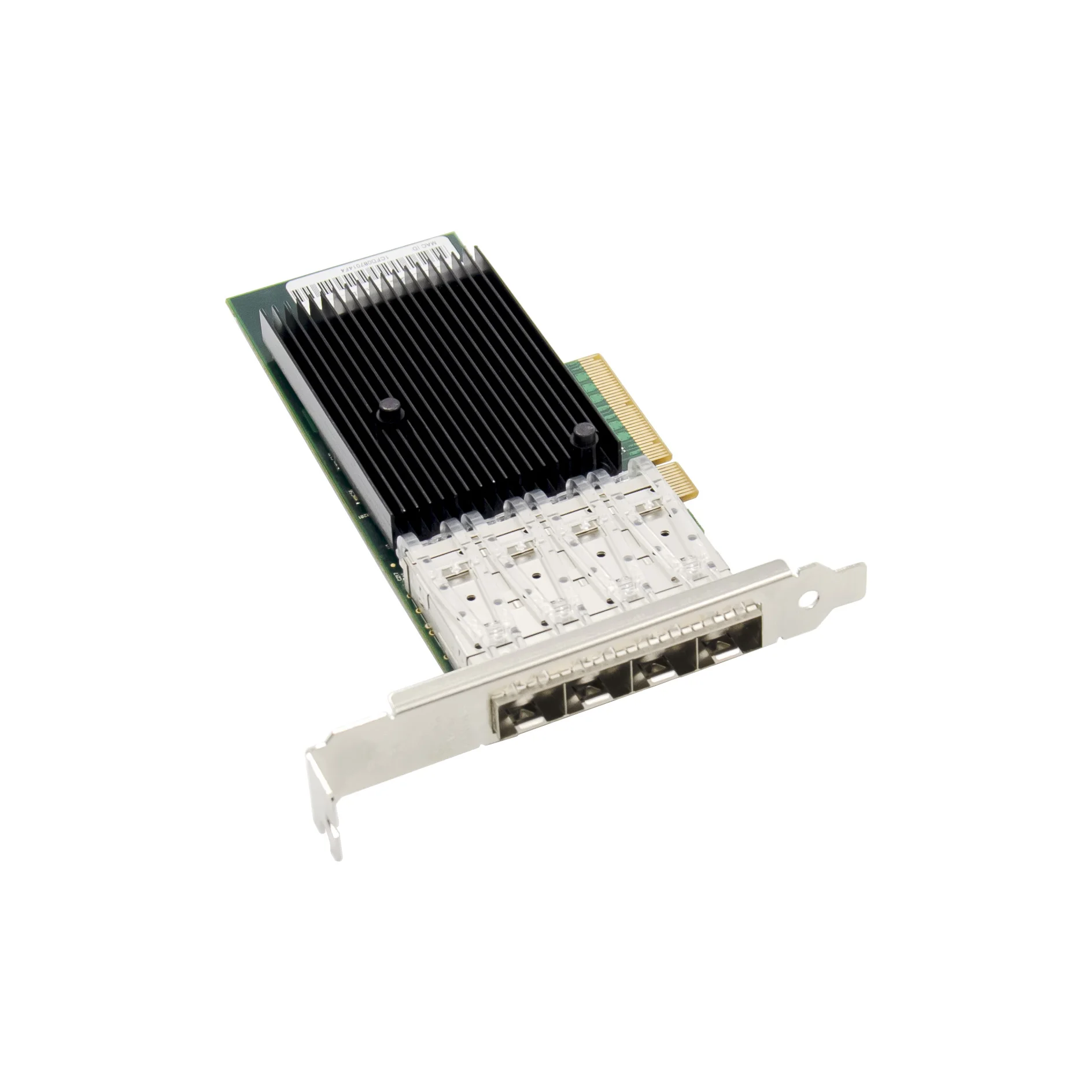 PCI Express 3.0 x8 4-Port 10Gb  Quad-Port  Fiber Optical NIC Network Card CHIPSET:INTEL X710
