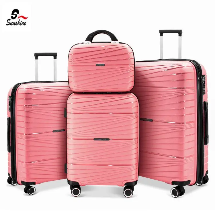 Zipper Suitcase Set 4pcs Sets Luggage