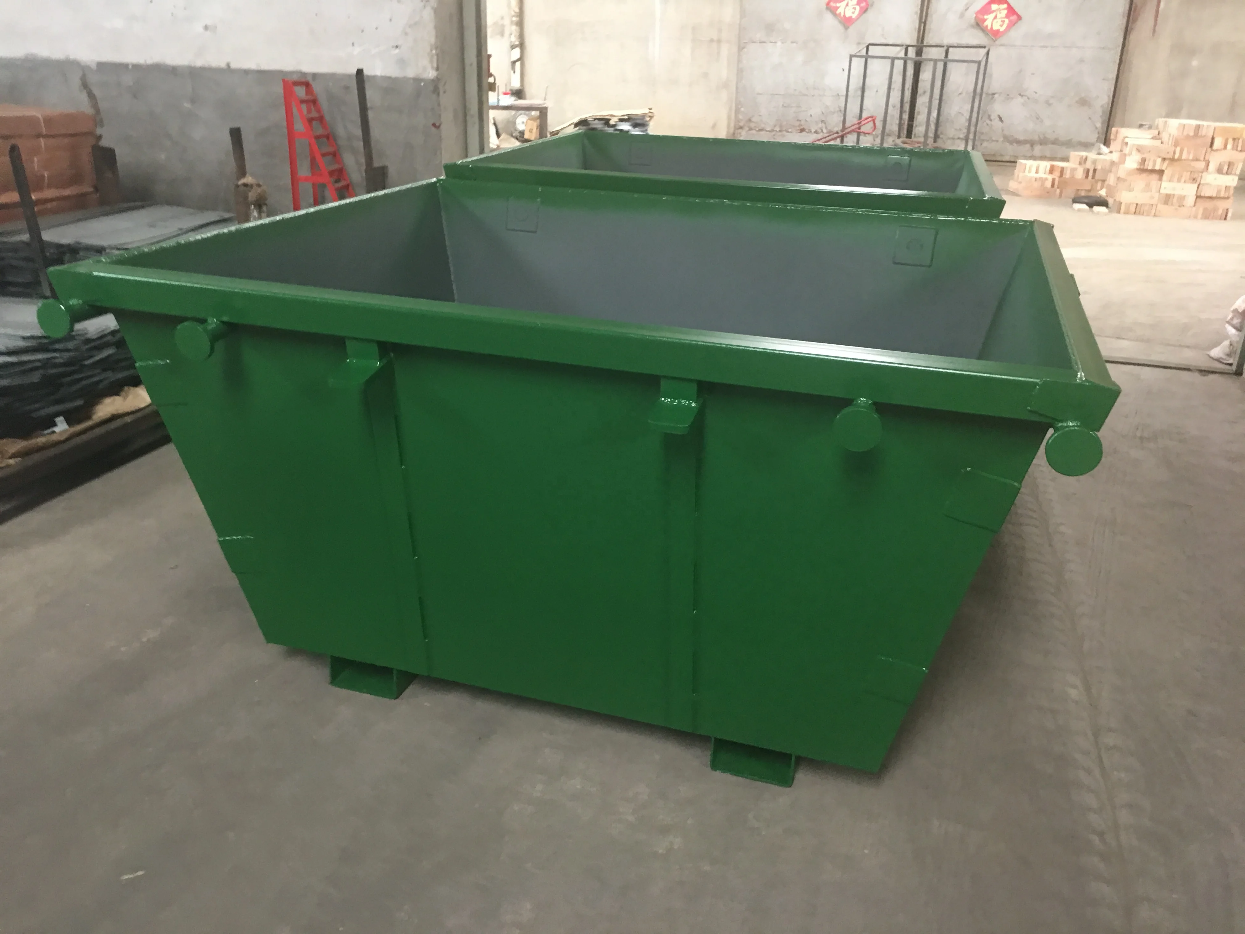 
2m3 Australia New Zealand standard waste management steel skip recycle marrell skip bin 