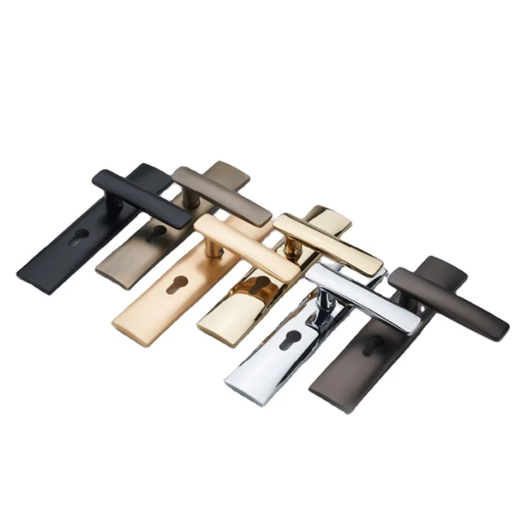 Zinc Alloy European Style Anti-Theft Gate Lock Furniture Hardware Room Door Lock Door Handle Lock
