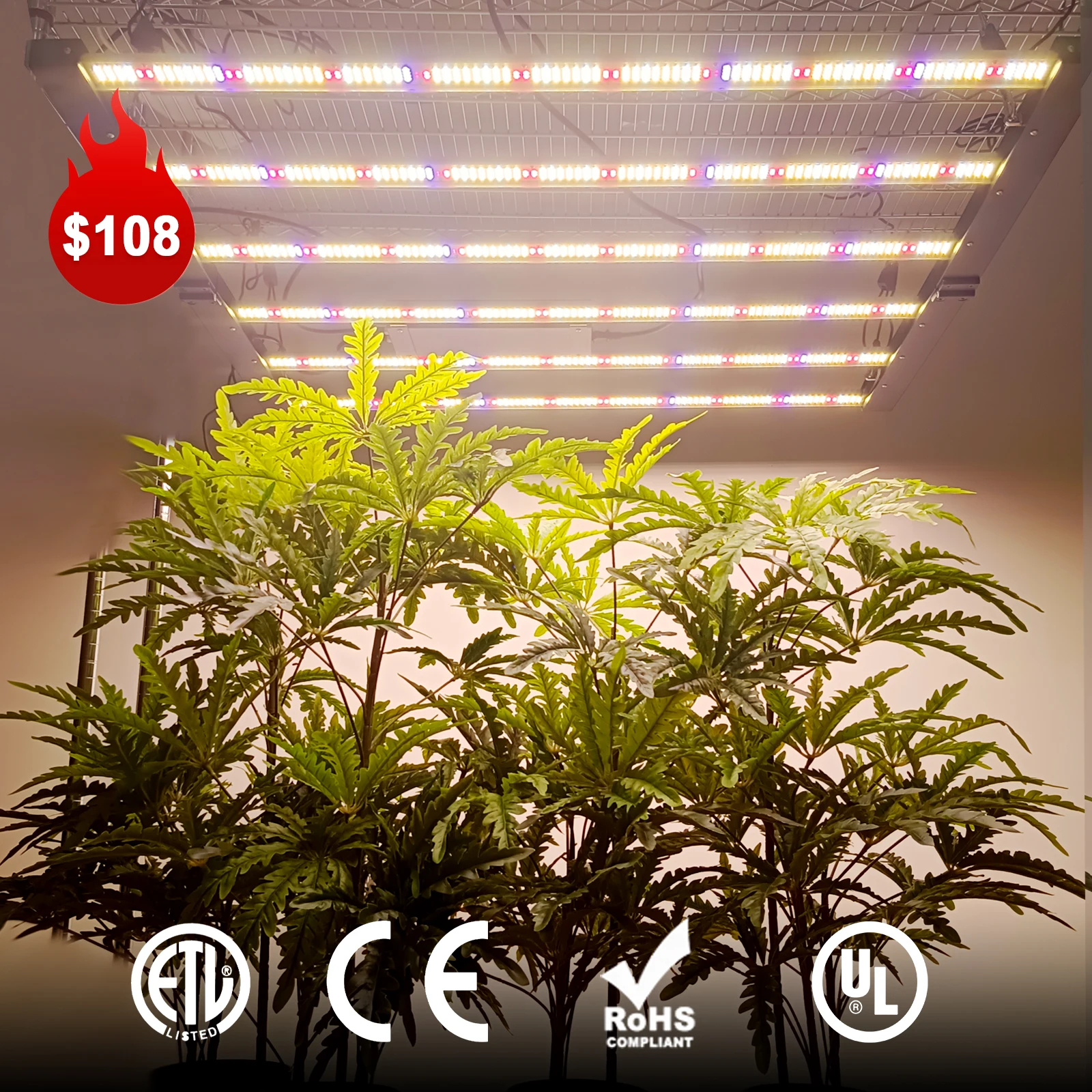 MAKSDEP Full Spectrum Led Red And Blue Grow Lights Greenhouse Lighting Aluminum Alloy Grow Light