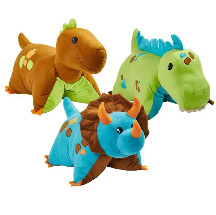 OEM ODM wholesale Animal Toy High Quality Stuffed cartoon Dinosaur Pillow Soft Dinosaur Plush Toy