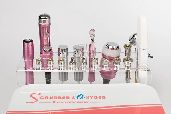 No needle mesotherapy for salon skin care 8 in 1 lymphatic drainage vacuum facial machine manufacturer