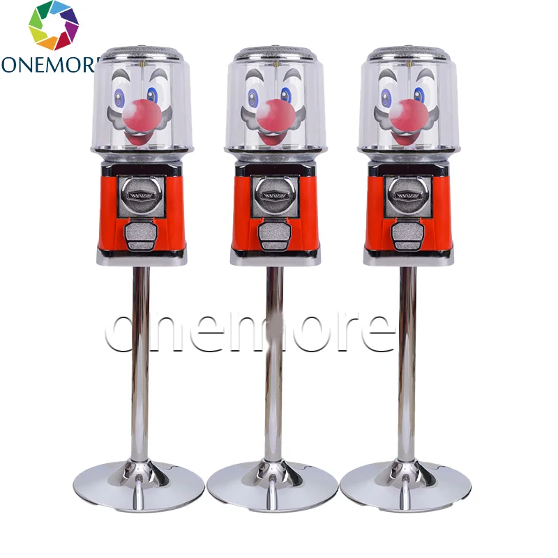 Factory Price Large Spherical Chewing Gum Bubble Vending Machine With Detachable Cash Drawer Holder