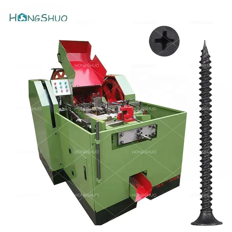 Automatic Thread Rolling Machine Screw Manufacturing Machine Production Line Drywall Screw Nut Bolt Screw Making Machine Price