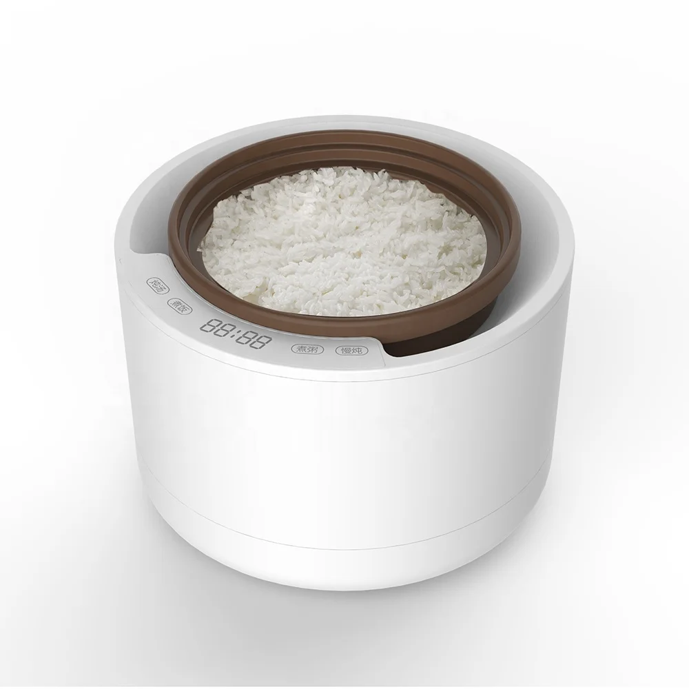 Wholesale 2.5L Smart Rice Cooker Healthy household appliance with Plastic housing and ceramic Pot