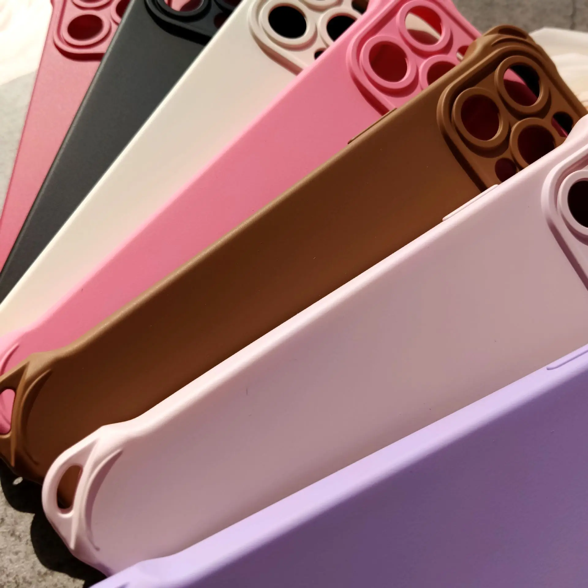 Crossbody Phone Case with Strap for iphones 15 pro max 16 Pro - Durable Spray Coating and Corner Openings