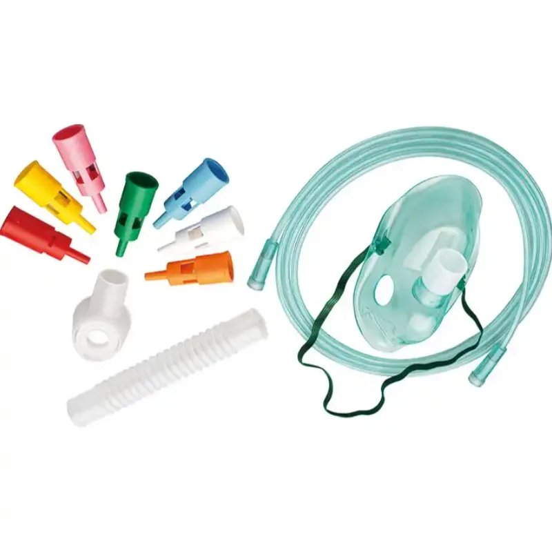 Кислородная маска, маска Вентури, ПВХ, высокое качество, Прямая продажа с фабрики, с трубкой 2 м