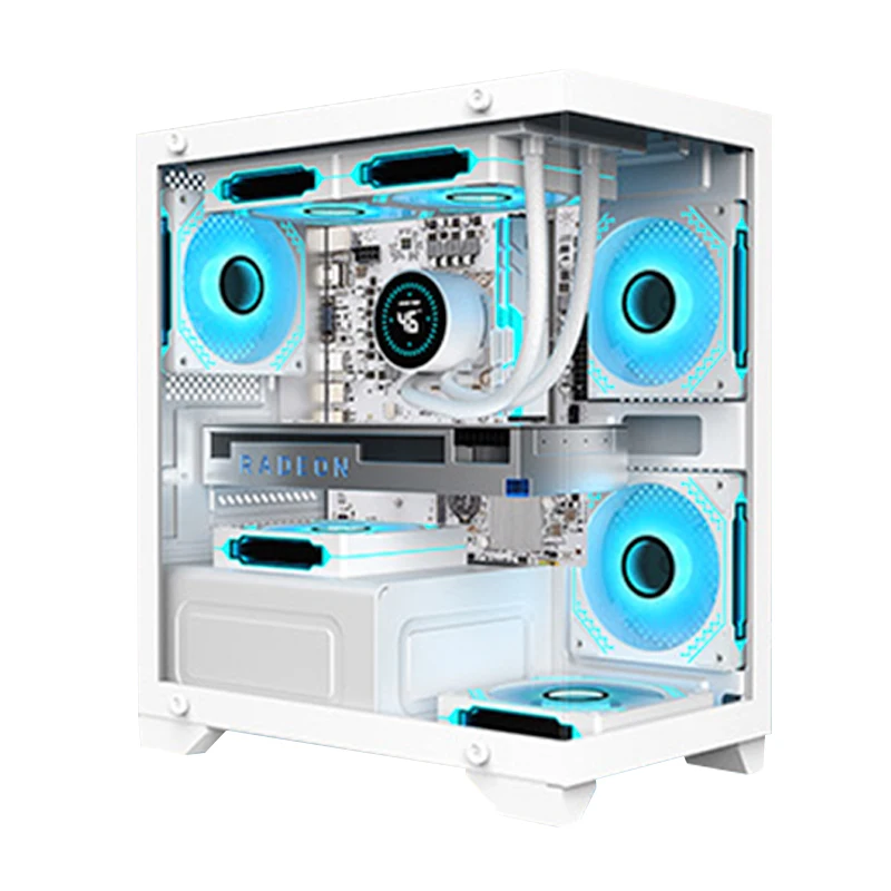 Мини-Корпус для микро-ATX игровые компьютерные Чехлы производство OEM дешевые кубические очки Фабричный Настольный игровой корпус ПК