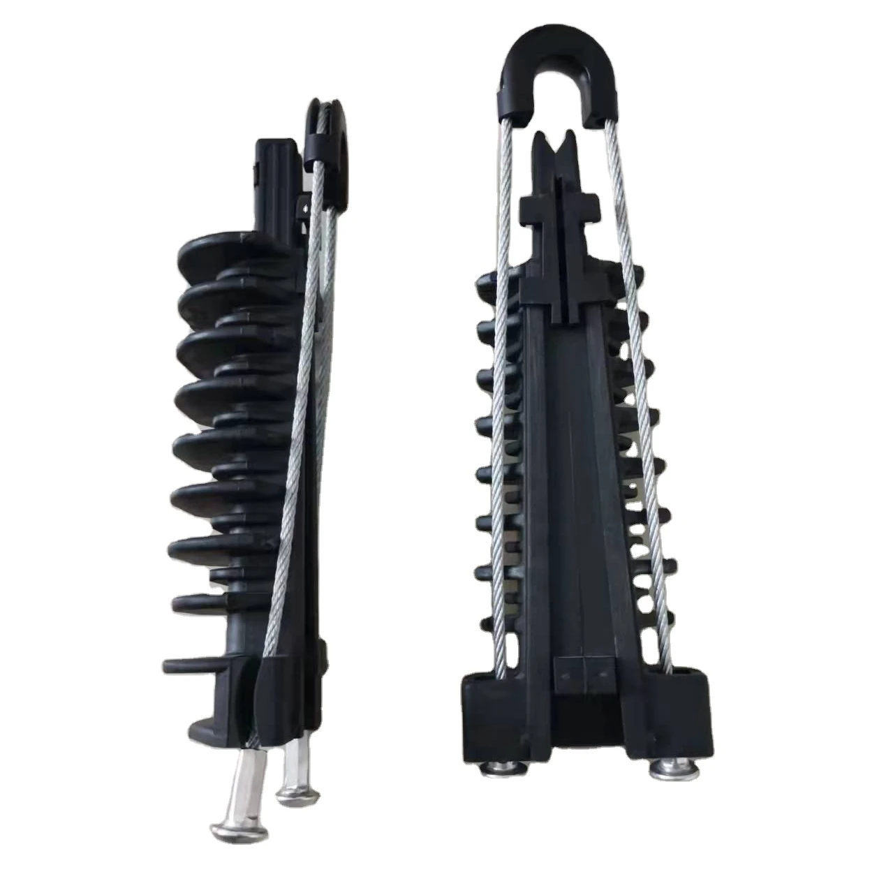 Wedge type dead end anchor clamp PA2000 PA1000 for ADSS fiber optic cable