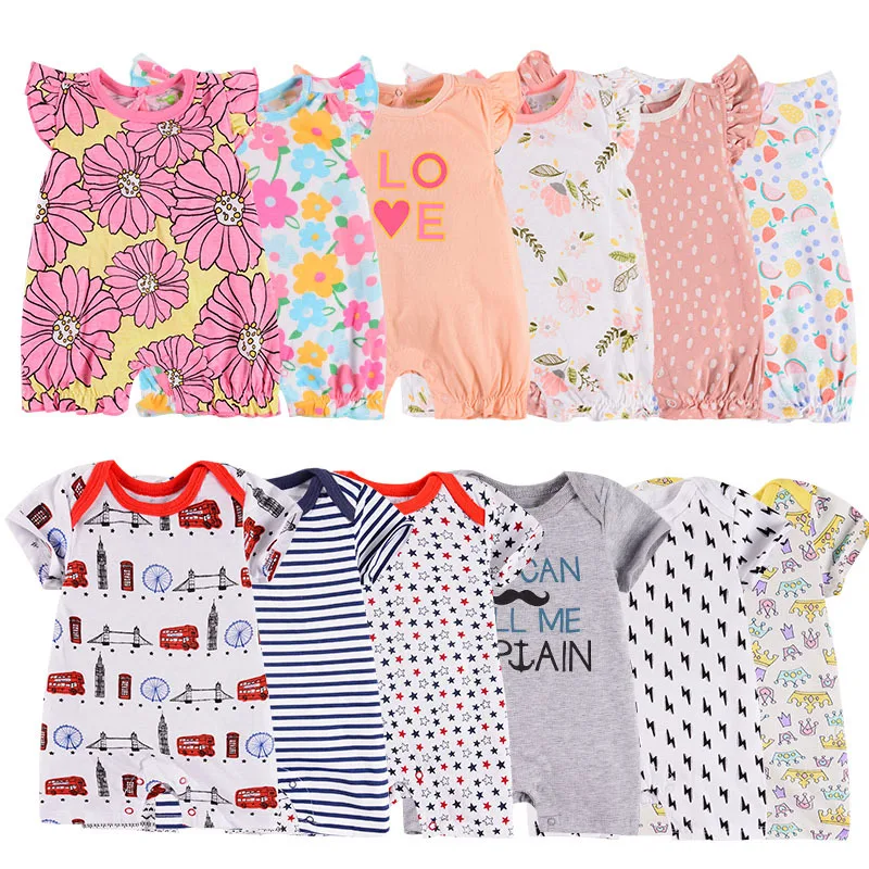 1pcs baby 100% cotton romper 0-12 months