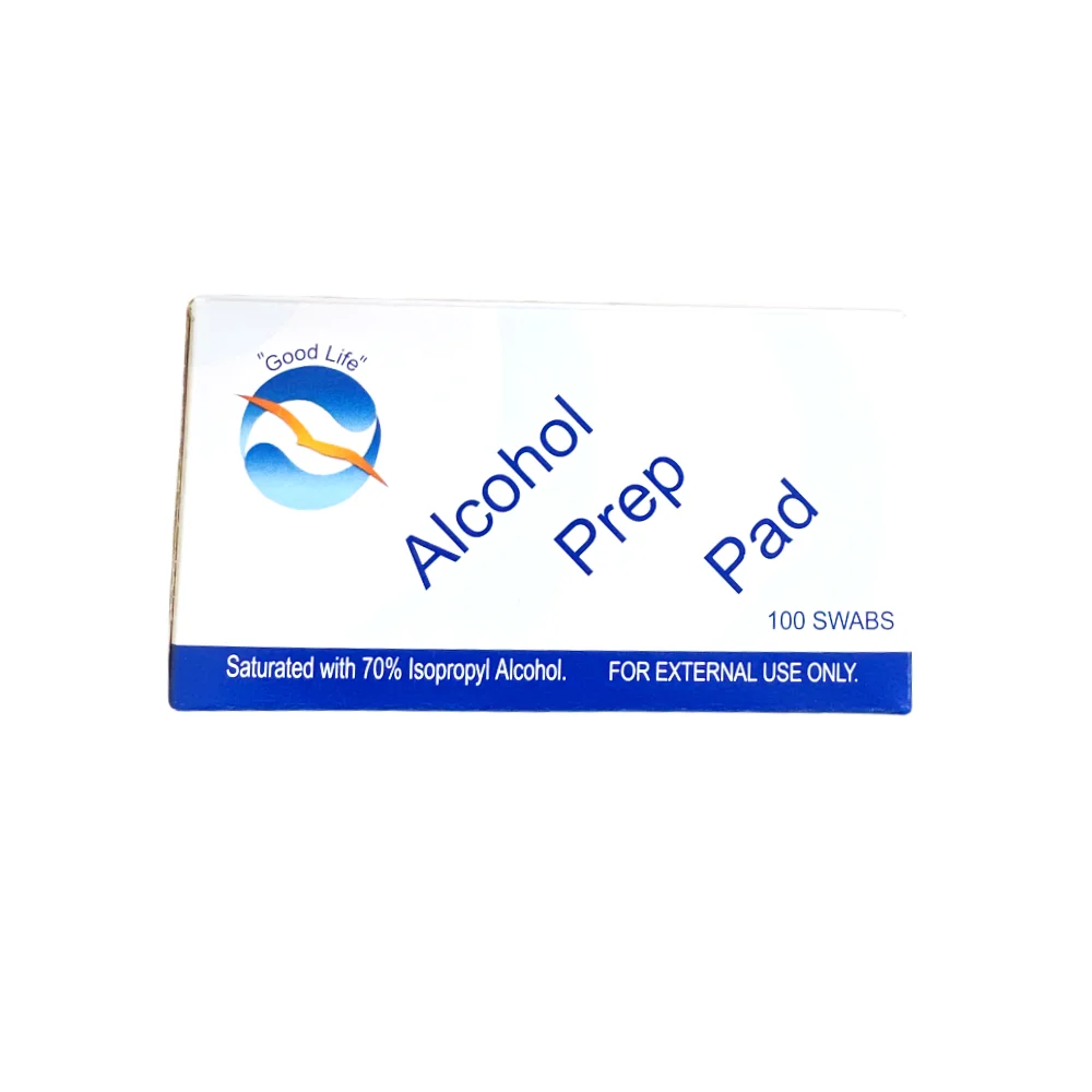 CE/ISO Individual Package Medical 75% Isopropyl Mini Sterile Alcohol Prep Pads IPA Wipes for Skin
