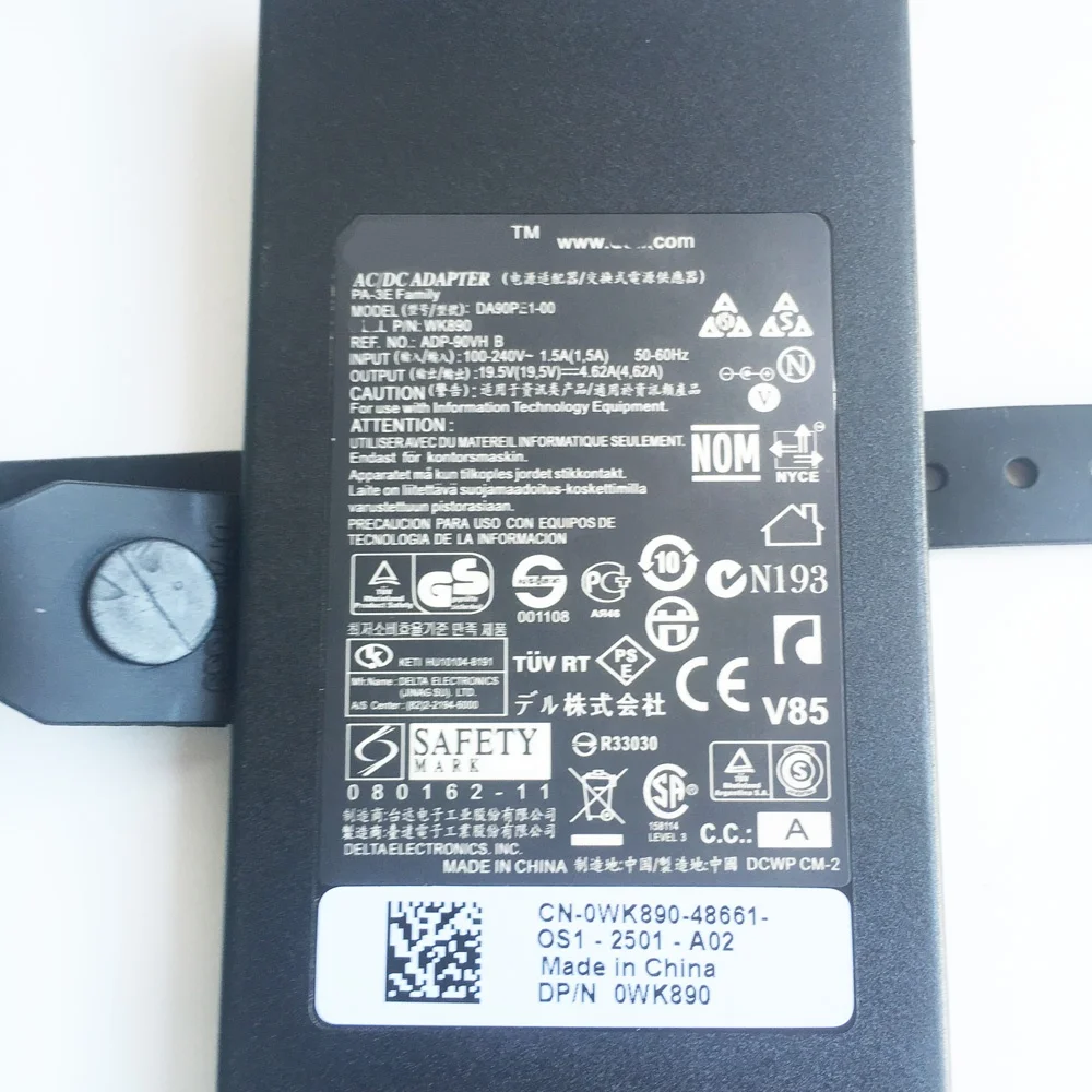Новый оригинальный адаптер для ноутбука 90 Вт 19,5 в а зарядное устройство переменного тока для Dell Latitude E6430 E6440 E6530 E7240 E7440 PA10 PA3E