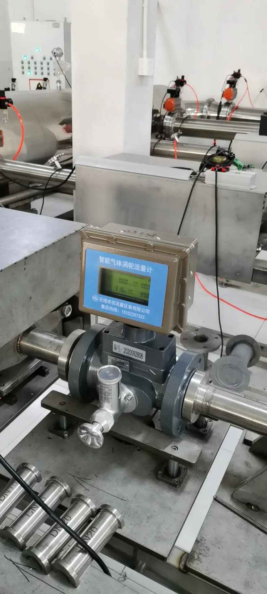 High Accuracy High Quality Gas Turbine Flowmeter Cast aluminium DN40 air flowmeter made in China