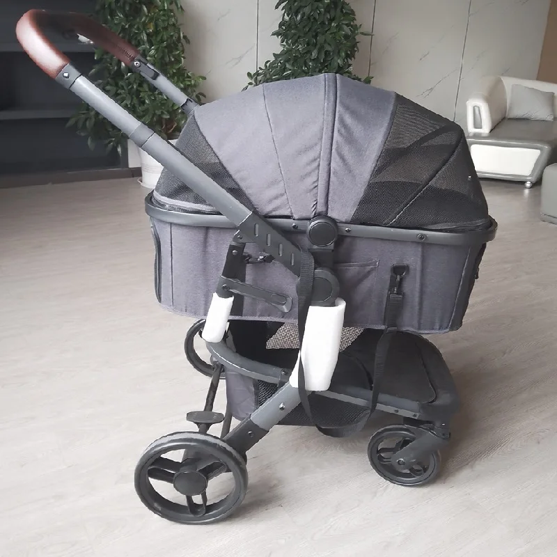 Cheap 4 wheel small pet stroller for cat/pet fold travel stroller small dog for pet travel /wholesale dog stroller pet carrier