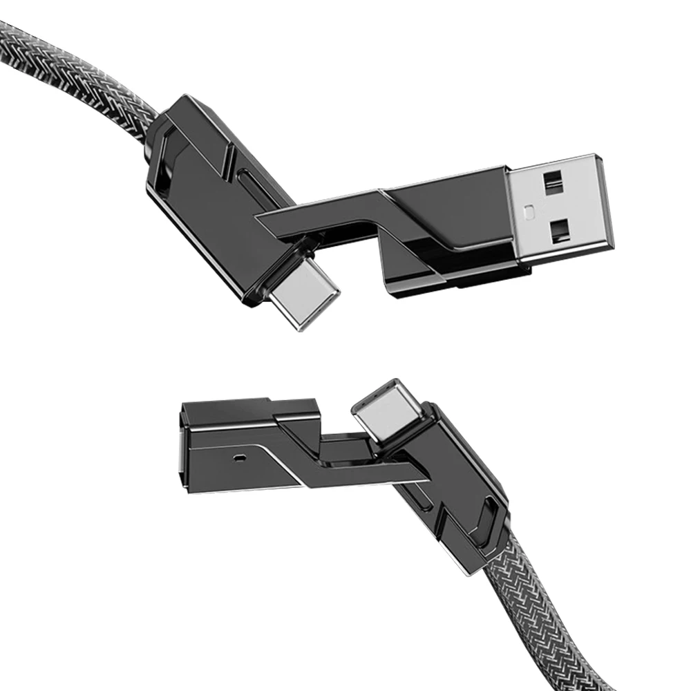 High Quality 4 in 1 charging cable Universal PD 60W 5FT 1.5 Meter Type C To Type C Cable Fast Charging For Smartphones