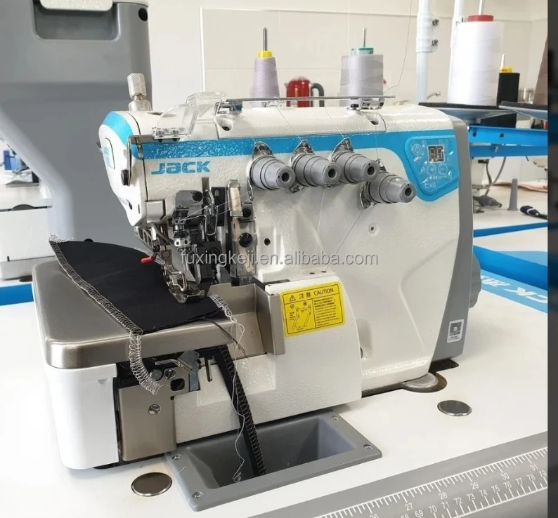 Jack E4S 4 thread overlock machine Light and Heavy Adjustable overlock stitch industrial sewing machine