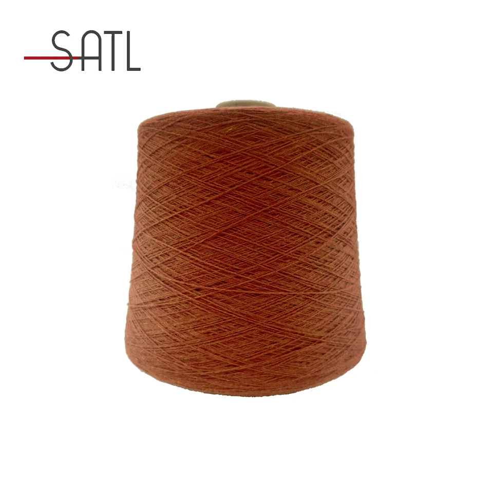 Sustainable Idea OCS Certificate 2/28nm 80% Organic Cotton 20% RWS Wool Soft Hand Feeling Regenerated Semi-worsted Yarn