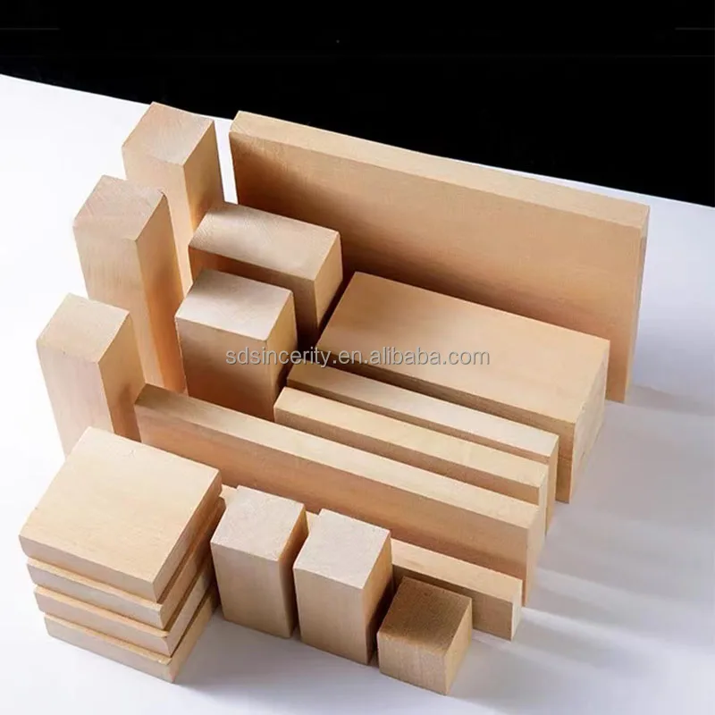 Незаконченный блок для резьбы по дереву 2x2x5 сушки печи отбеливающая пробка мастерских