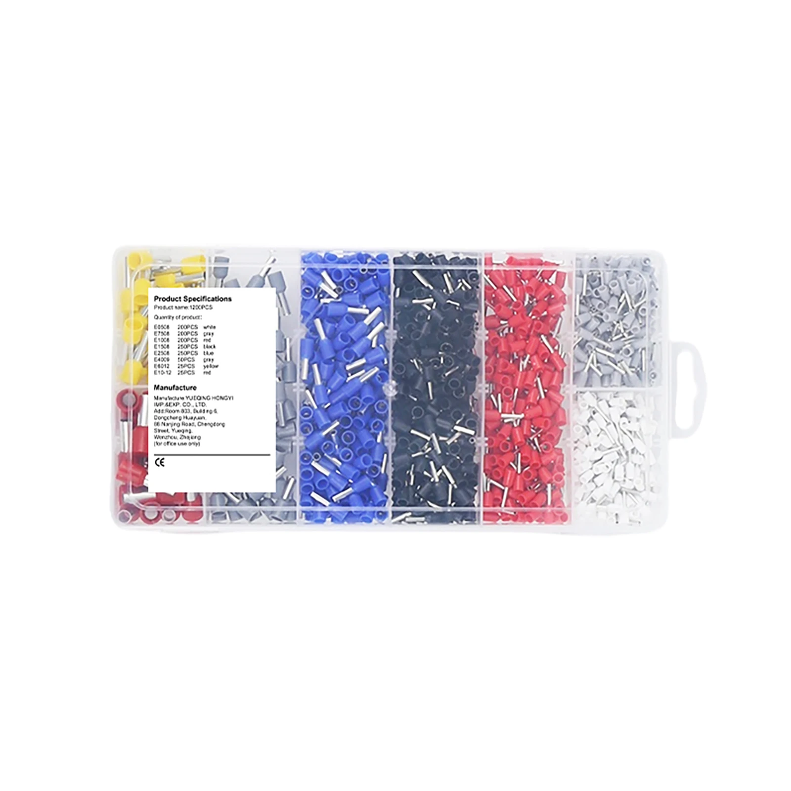 Hsc8 16-6 Awg28-5 Wire Ferrules Self-adjustable Button Hand Crimping Tool Kit Crimper Terminal Crimping Pliers