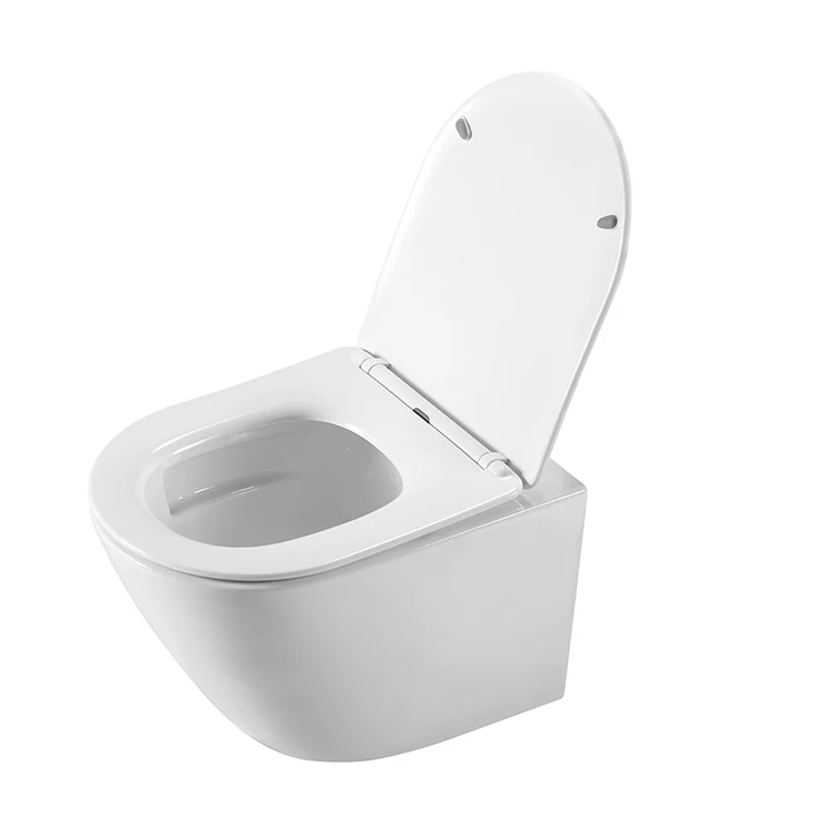 Foshan KMRY Factory Wholesale White Ceramic Bathroom Wc Wall Mounted Luxury Toilet
