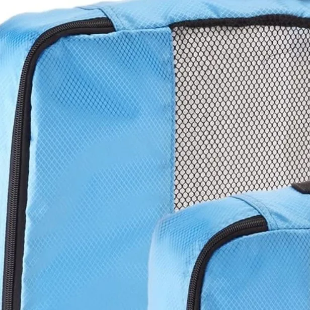 Packing Travel Organizer Cubes Set Travel Shoe Bag Pure Polyester Oxford Zipper Nylon