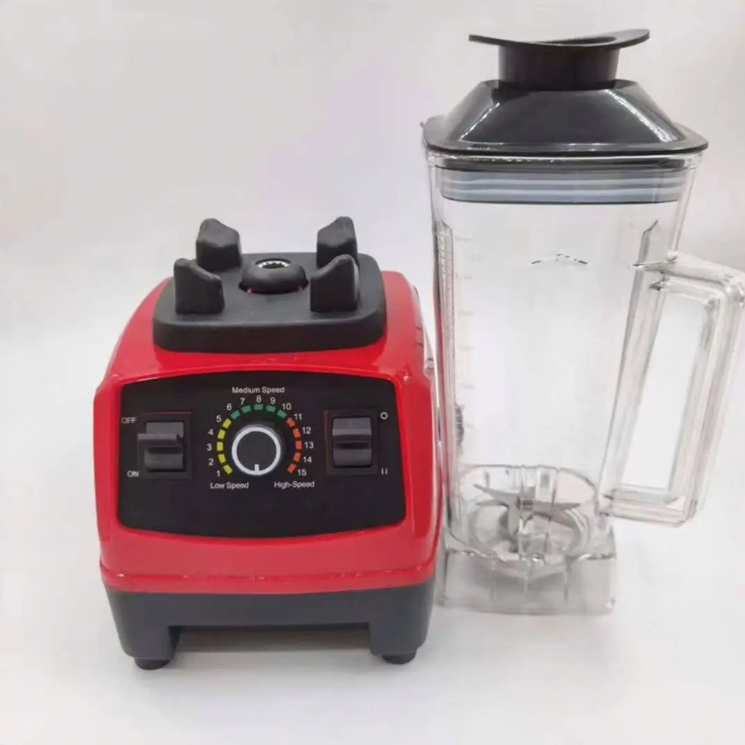 
2021 New commercial multi-function High speed power blender with 6 layer stainless steel blades silver crest 