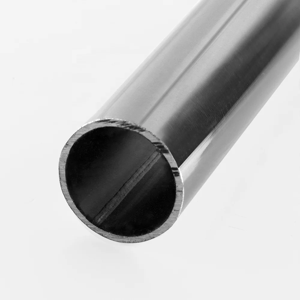High Quality  304 Polished Stainless Steel Round Pipe for decoration