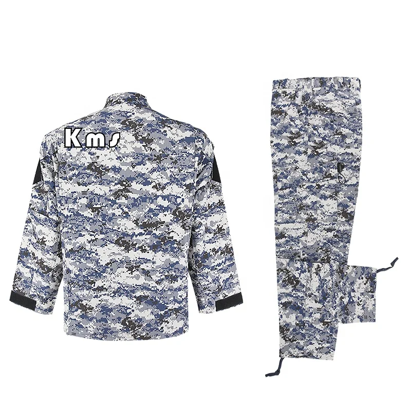 KMS Factory OEM Digital Camouflage Clothes Breathable Waterproof Tactical ACU Clothing  Camouflage  For Men