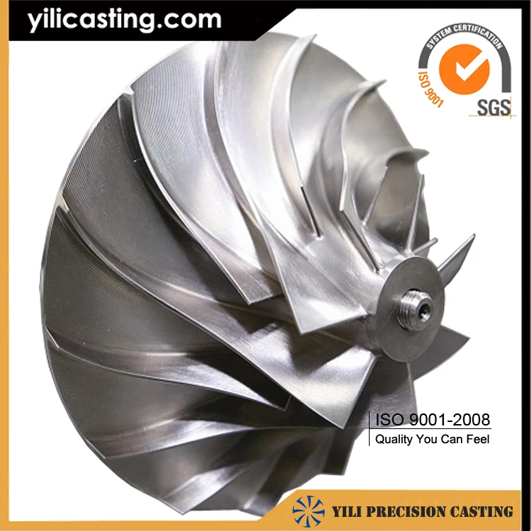 China supplier ABB compressor wheel used for locomotive engine parts